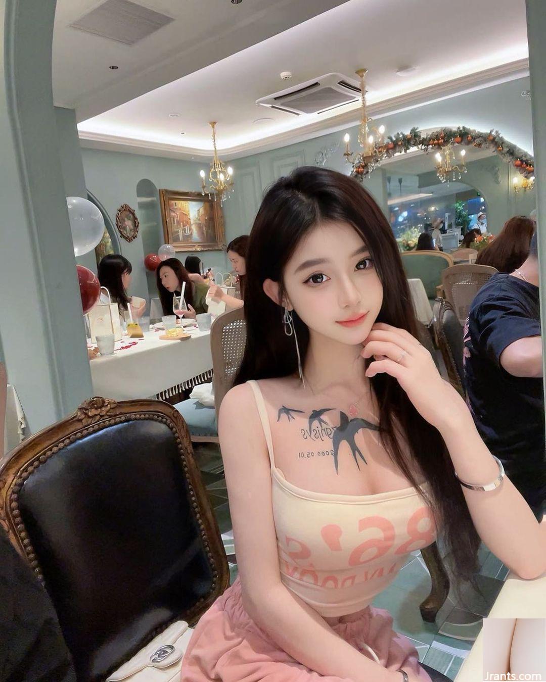 Khuôn mặt ngọt ngào “Qianqian” với những đường cong hoàn hảo siêu gợi cảm sẽ chữa lành vết thương cho bạn cả ngày (22P) - Ảnh 9