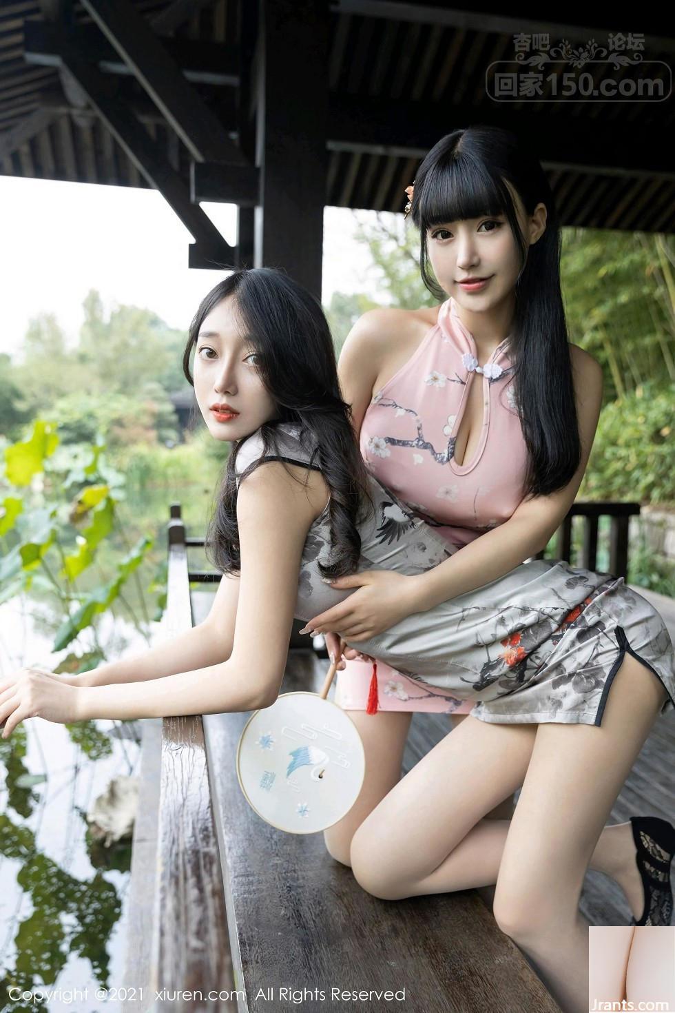 Người mẫu trẻ Zhu Ker & Yueer Yueer đồng tính nữ ngoài trời khoe ngực ấn tượng trong bộ ảnh quyến rũ (29P) - Ảnh 2