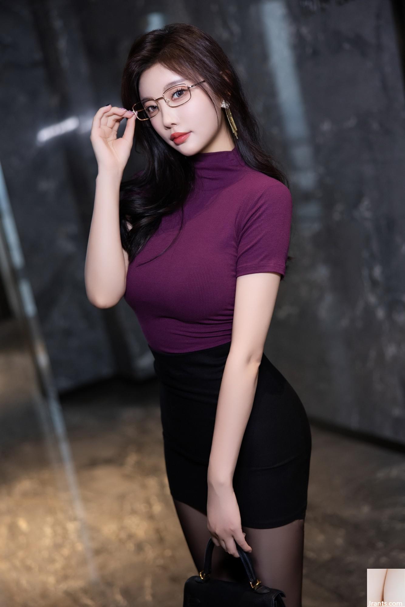 Áo thun tím Yang Chenchen (100P) - Ảnh 6