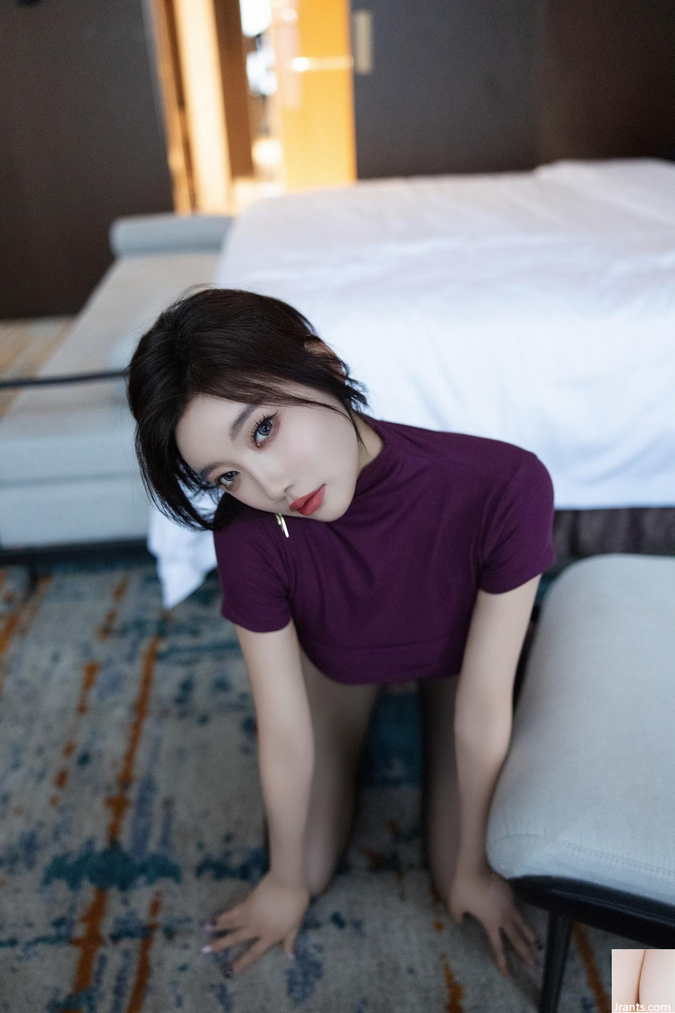 Áo thun tím Yang Chenchen (100P) - Ảnh 84