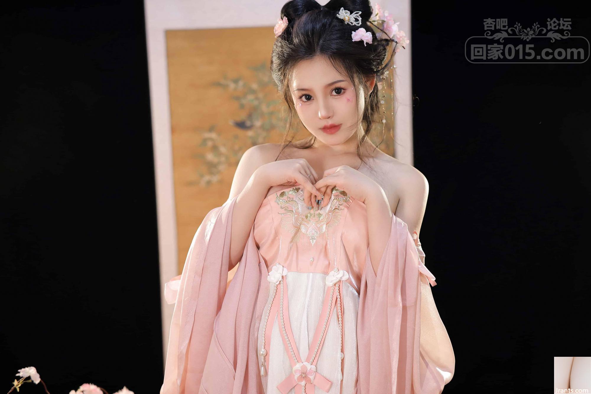 (Tao Nuan Jiang) Phong cách cổ xưa Hanfu và bộ quần áo sặc sỡ bước vào giấc mơ của tôi, thân hình hoàn hảo và thân hình ngọc bích lộ ra (42P) - Ảnh 40