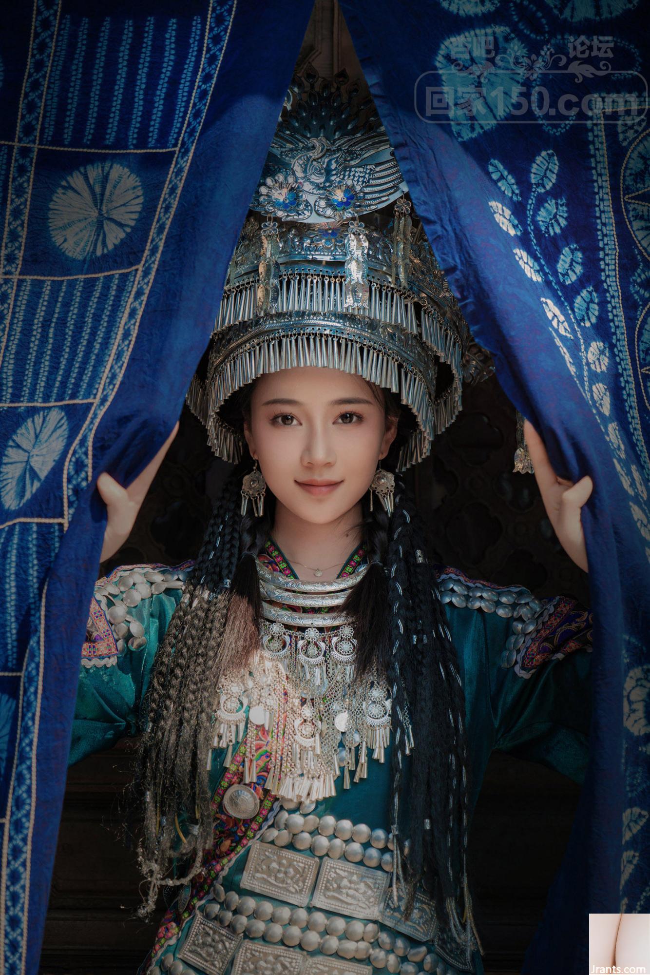 Hình ảnh các cô gái trẻ người Miêu mặc trang phục dân tộc thiểu số khoe bộ ngực săn chắc, trắng như tuyết vô cùng gợi cảm (9P) - Ảnh 7