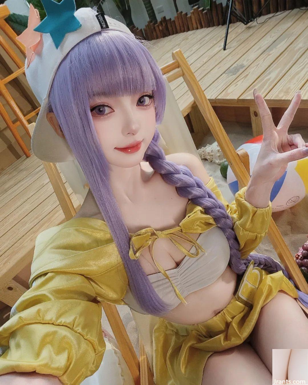 Góc nhìn cực kỳ quyến rũ của Xiehui của người nổi tiếng ngực khủng trên Internet “Zhi Aor” (18P) - Ảnh 14