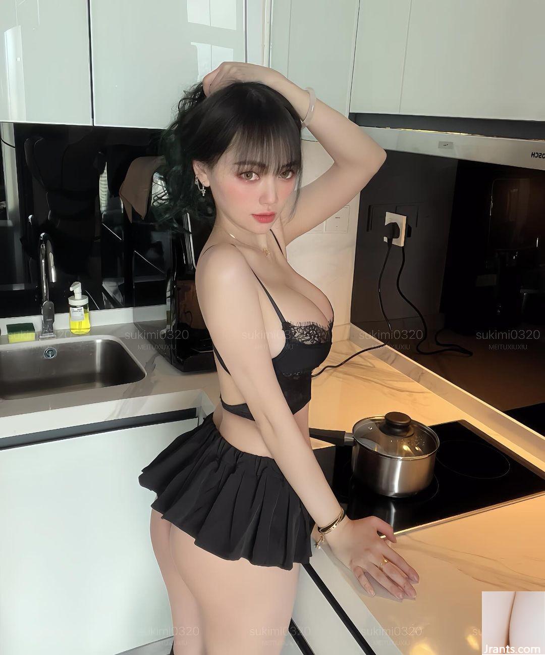 (Người đẹp ngực bự (sukimi Su) Bộ ngực đẹp dữ tợn lộ ra, thanh lịch và nóng bỏng! (49P) - Ảnh 9