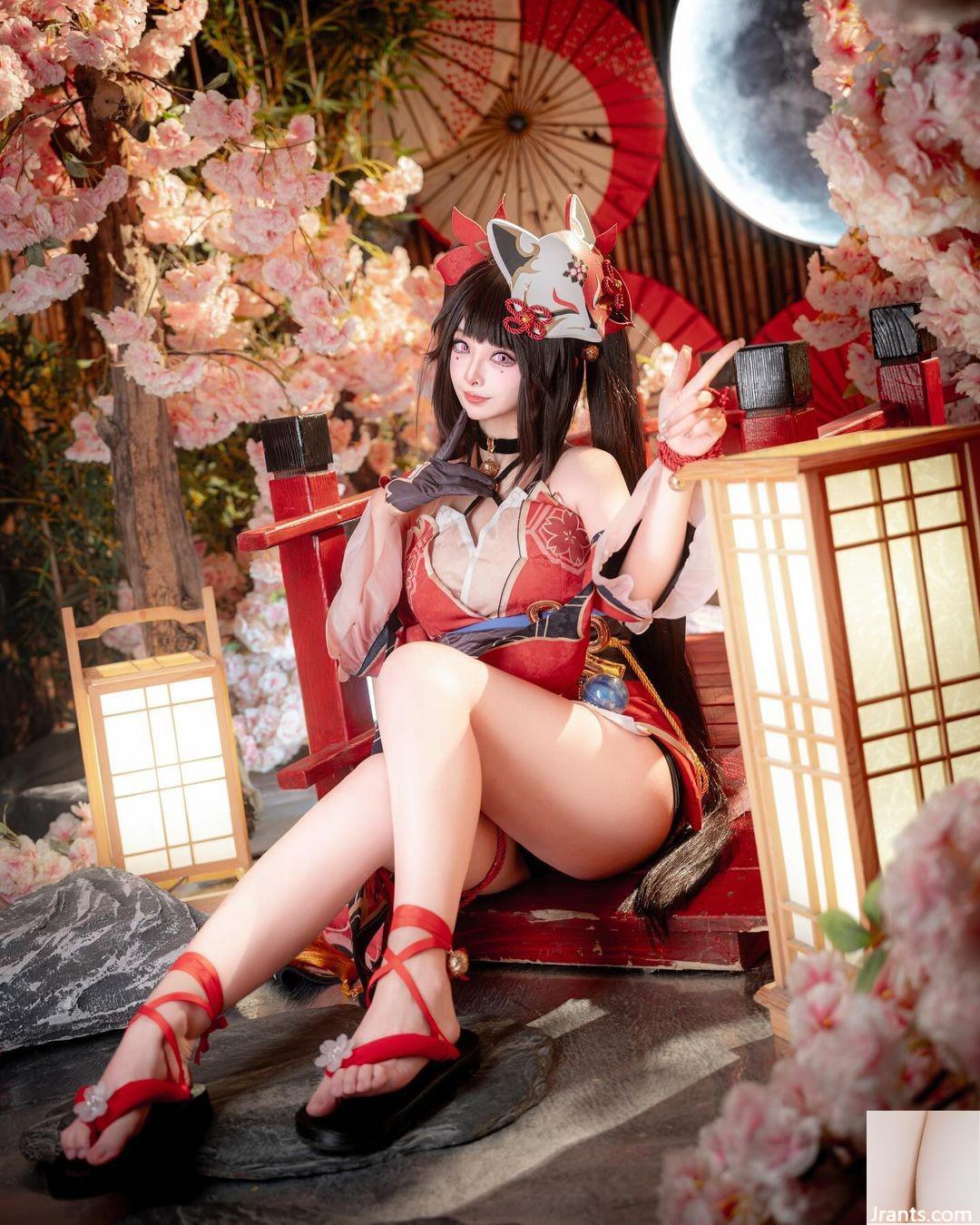 (Bộ ngực đẹp trắng nõn và dịu dàng “Neko chín đuôi”, bộ ngực đầy đặn quá dữ tợn để chống lại sự cám dỗ của toàn cơ thể (20P) - Ảnh 4