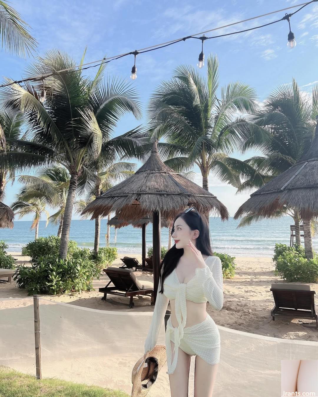 Vòng eo hoàn hảo của “Qianrong” với bộ ngực khủng và đẹp khiến người ta mê ngay lập tức (33P) - Ảnh 23