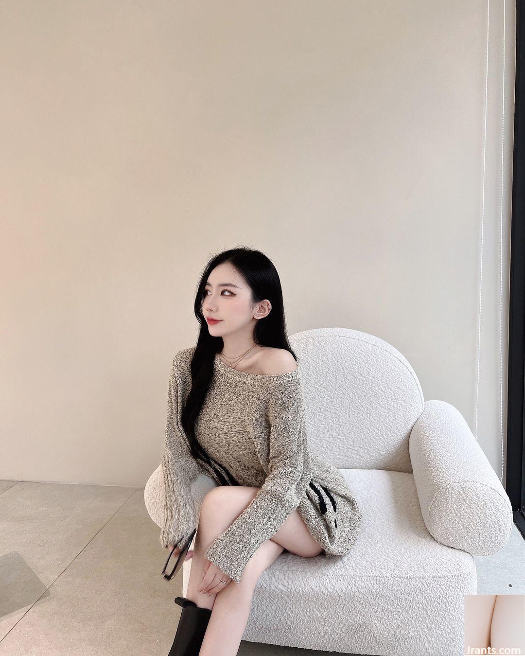 Vòng eo hoàn hảo của “Qianrong” với bộ ngực khủng và đẹp khiến người ta mê ngay lập tức (33P) - Ảnh 8