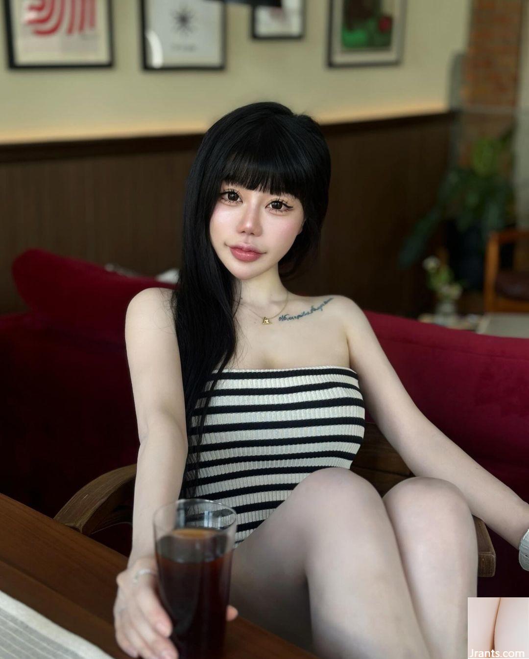 Đôi mắt ngấn nước của cô bạn gái vui tươi (Dora) toát lên vẻ tươi tắn (24P) - Ảnh 24