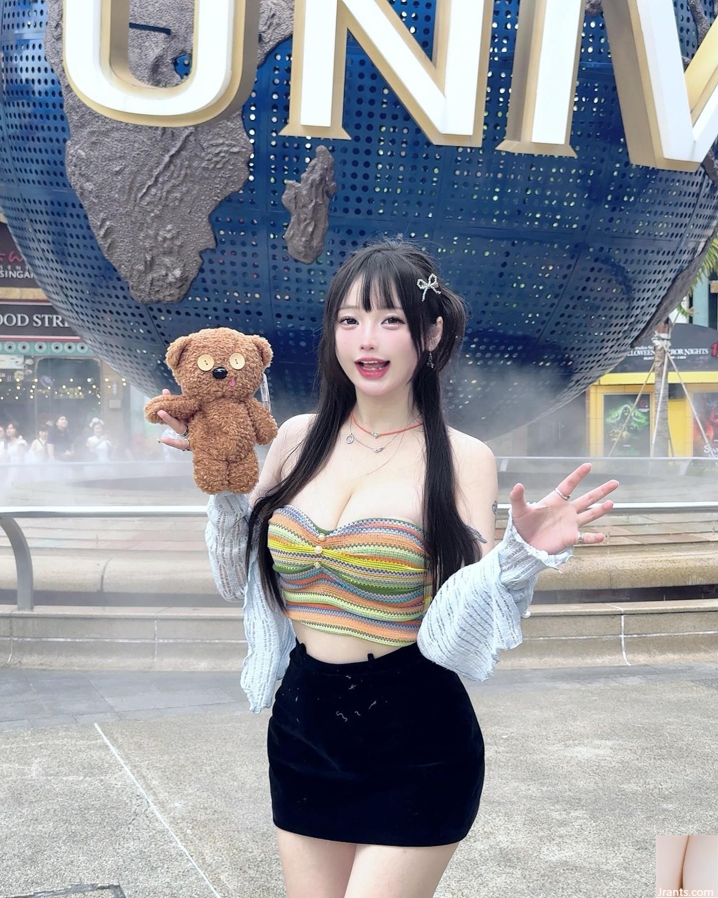 Nụ cười ngọt ngào “Con mèo nhỏ của Miyu” khoe đôi chân nóng bỏng và bạn không thể giấu được sự phấn khích khi chỉ nhìn vào chúng (22P) - Ảnh 5