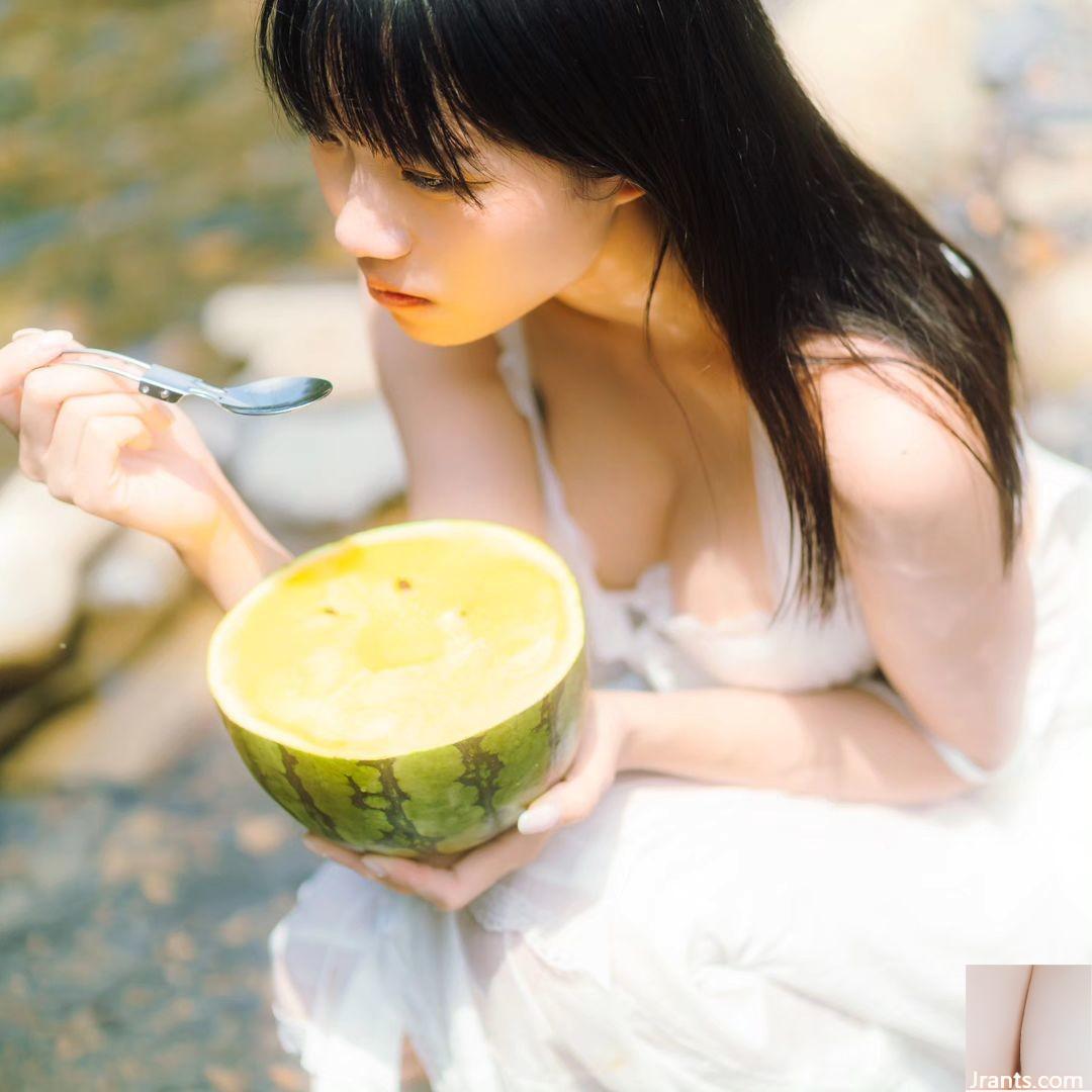 Bộ ngực căng mọng của “Miao Miao Qing”, dáng người trắng trẻo dịu dàng, góc nhìn ngây ngất không chịu nổi (30P) - Ảnh 10