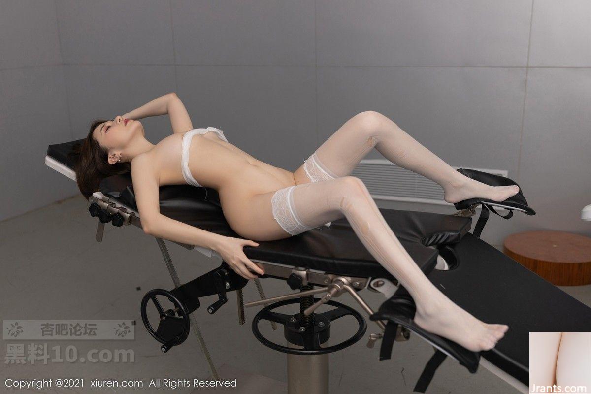 Người mẫu Caviar Fish đi du lịch ở Giang Tô, Chiết Giang và Thượng Hải để chụp một bức ảnh quyến rũ hoàn hảo với nội y vải tuyn trắng và tất trắng (16P) - Ảnh 5