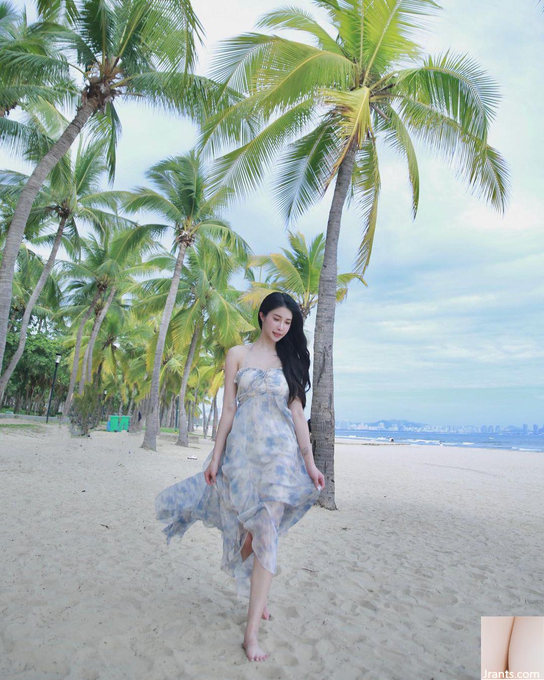 Thanh lịch và nóng bỏng! Rãnh sâu trắng như tuyết của “Li Xiangning Phoebe” siêu hấp dẫn (25P) - Ảnh 2