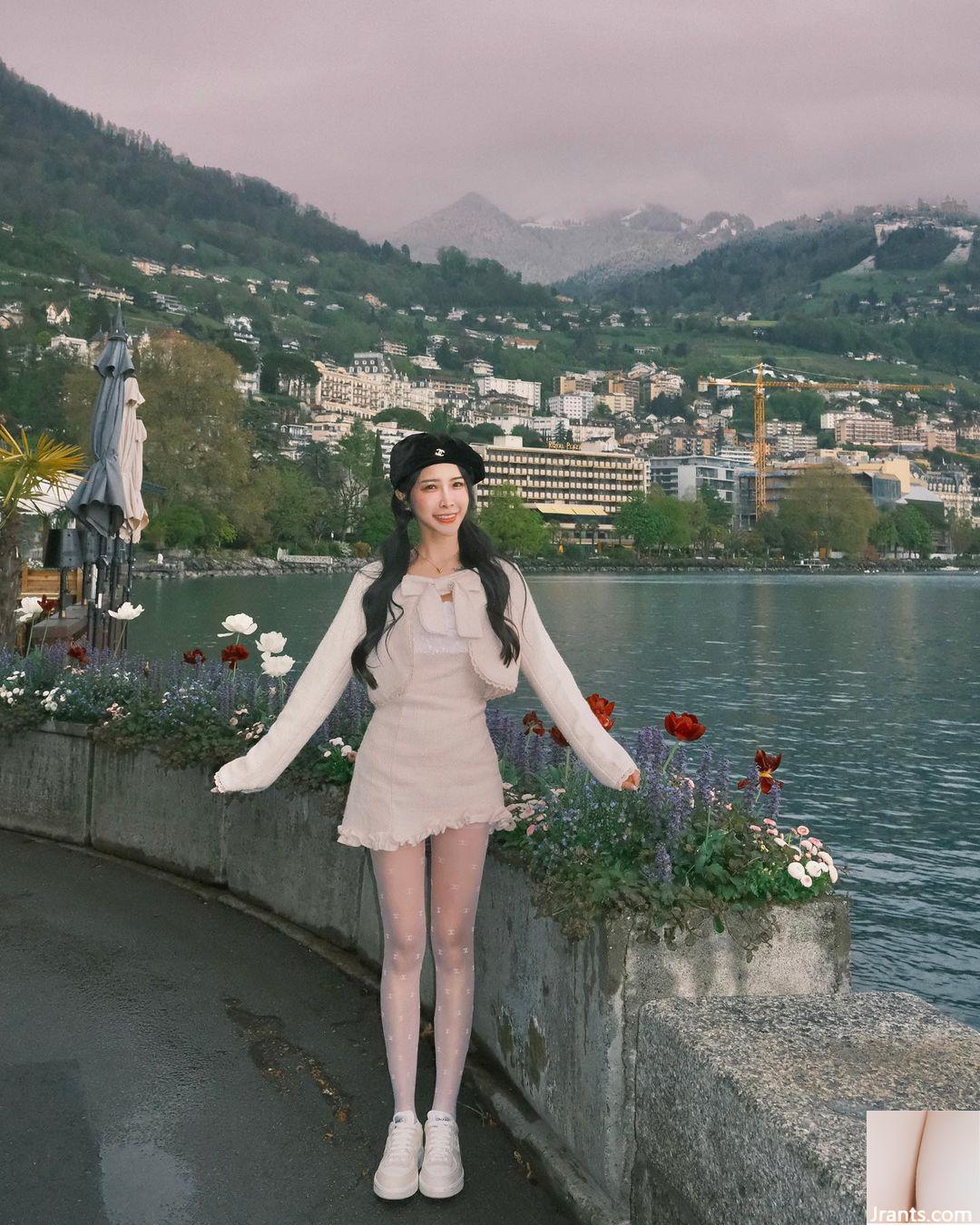 Thanh lịch và nóng bỏng! Rãnh sâu trắng như tuyết của “Li Xiangning Phoebe” siêu hấp dẫn (25P) - Ảnh 3