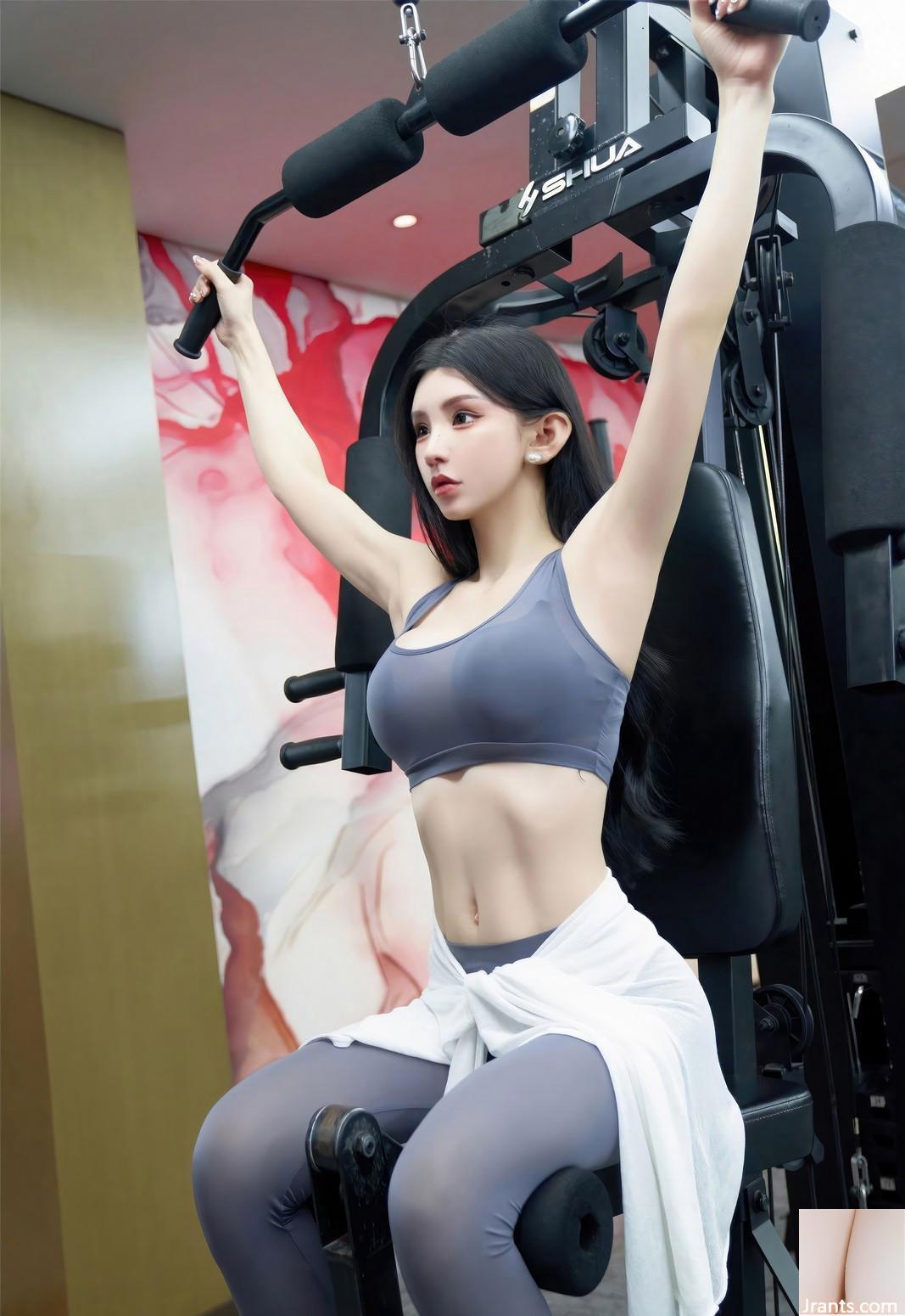 Vòng 3 đẹp đỉnh cao, quần thể hình bó sát, dáng người gợi cảm, bộ đồ tập gym (15P) - Ảnh 2