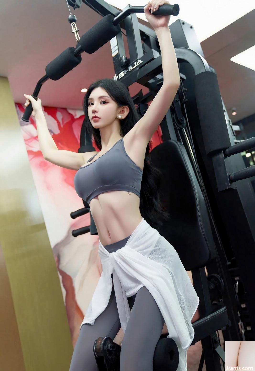 Vòng 3 đẹp đỉnh cao, quần thể hình bó sát, dáng người gợi cảm, bộ đồ tập gym (15P) - Ảnh 3