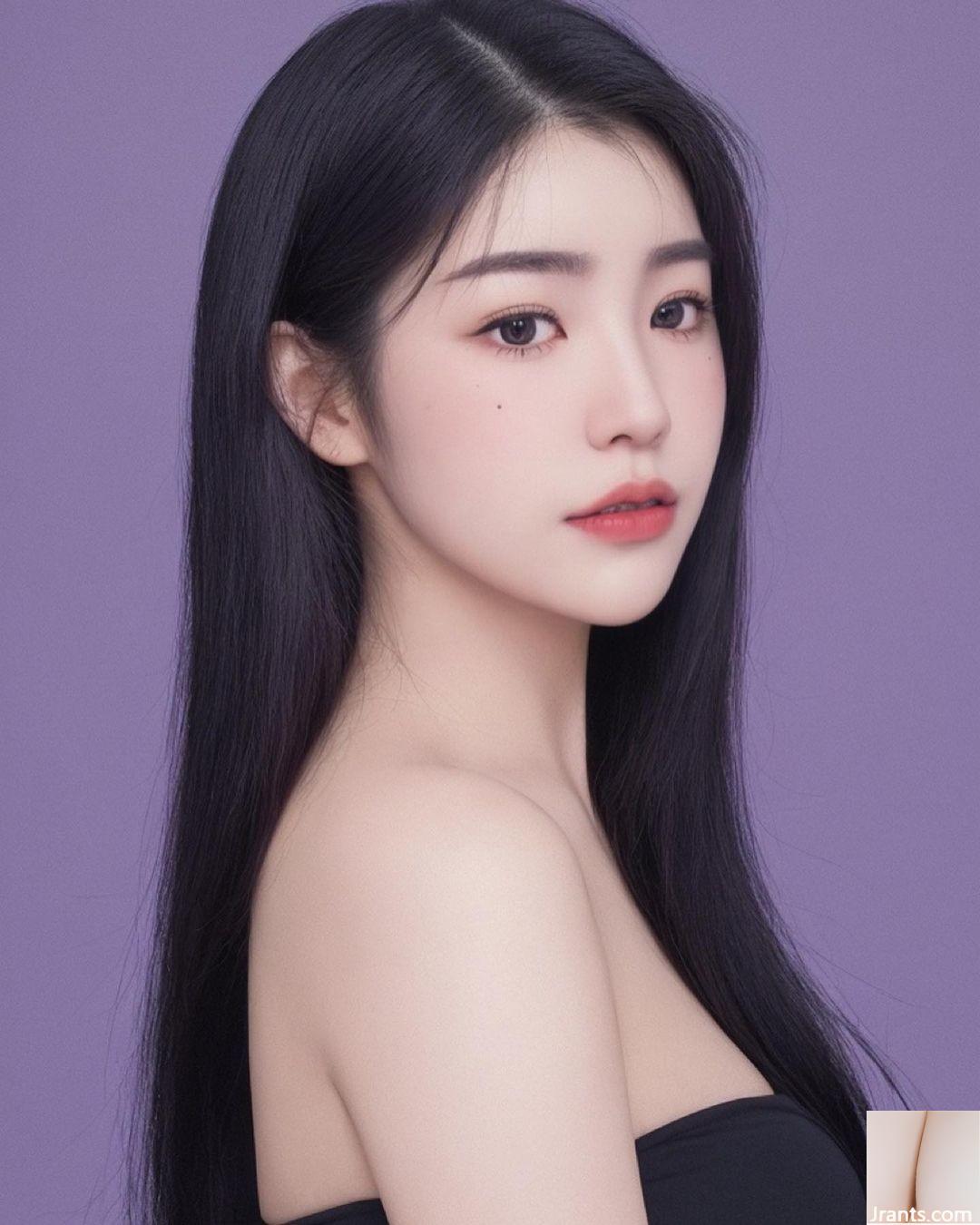 Lượng sữa đầy đặn của “Zhen Zhen” theo phong cách tươi mới tràn vào rãnh sâu trắng như tuyết (24P) - Ảnh 13