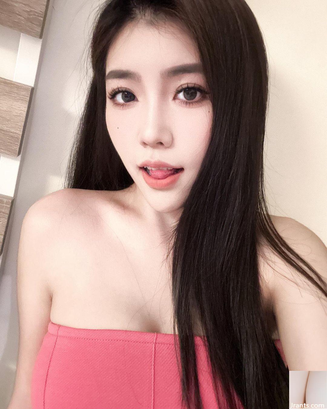 Lượng sữa đầy đặn của “Zhen Zhen” theo phong cách tươi mới tràn vào rãnh sâu trắng như tuyết (24P) - Ảnh 18