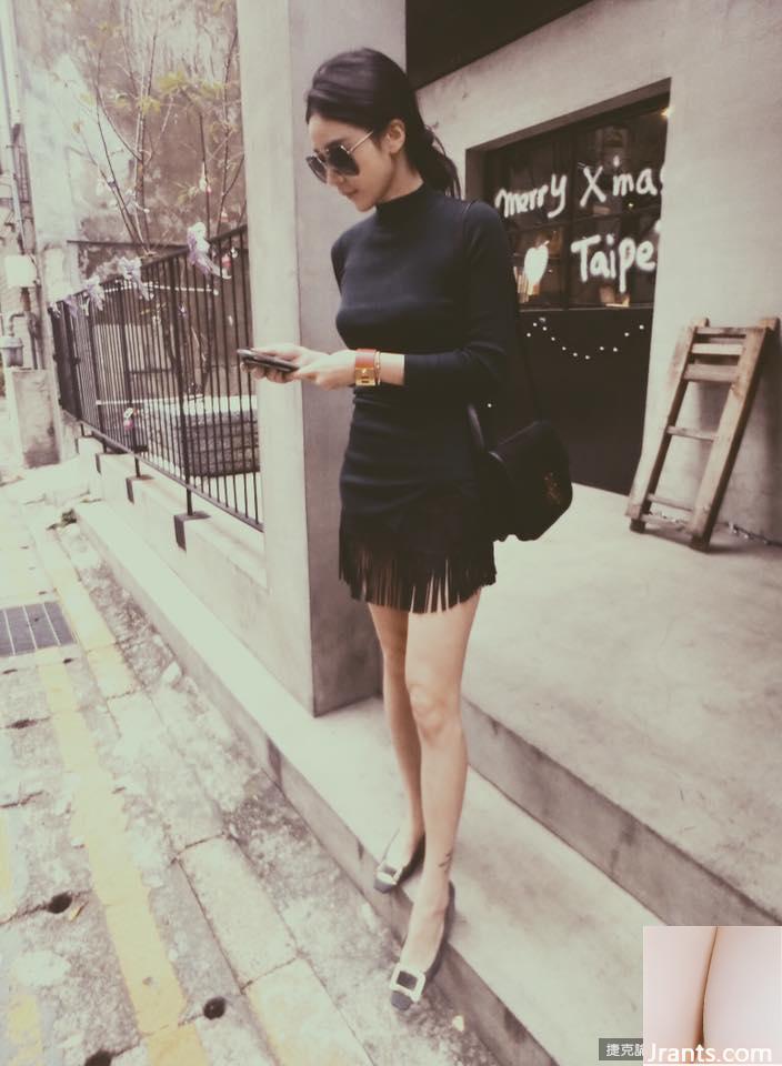 Ranie Yang, bà chủ chụp ảnh trực tuyến trong trang phục treo quần, dữ dằn, tròn trịa và bụ bẫm, hãy nhanh chóng xòe quần áo ra (69P) - Ảnh 58