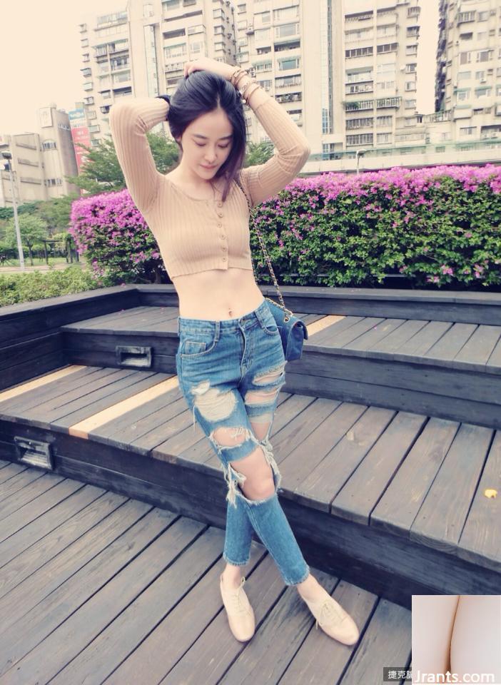 Ranie Yang, bà chủ chụp ảnh trực tuyến trong trang phục treo quần, dữ dằn, tròn trịa và bụ bẫm, hãy nhanh chóng xòe quần áo ra (69P) - Ảnh 7