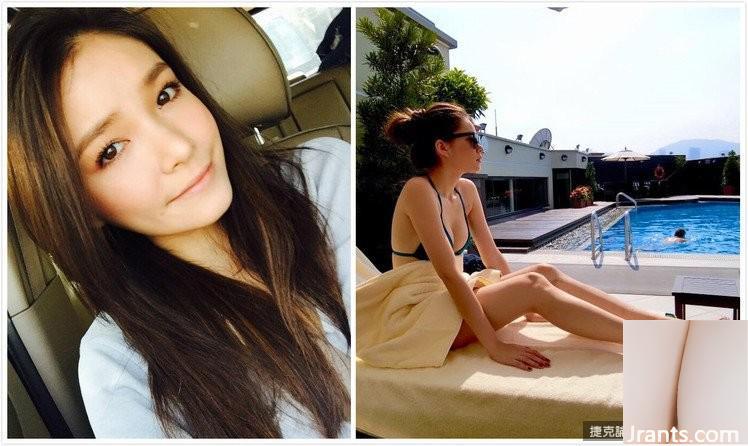 Người mẫu xinh đẹp Han Shengsheng có nụ cười ngọt ngào bên bể bơi (21P)
