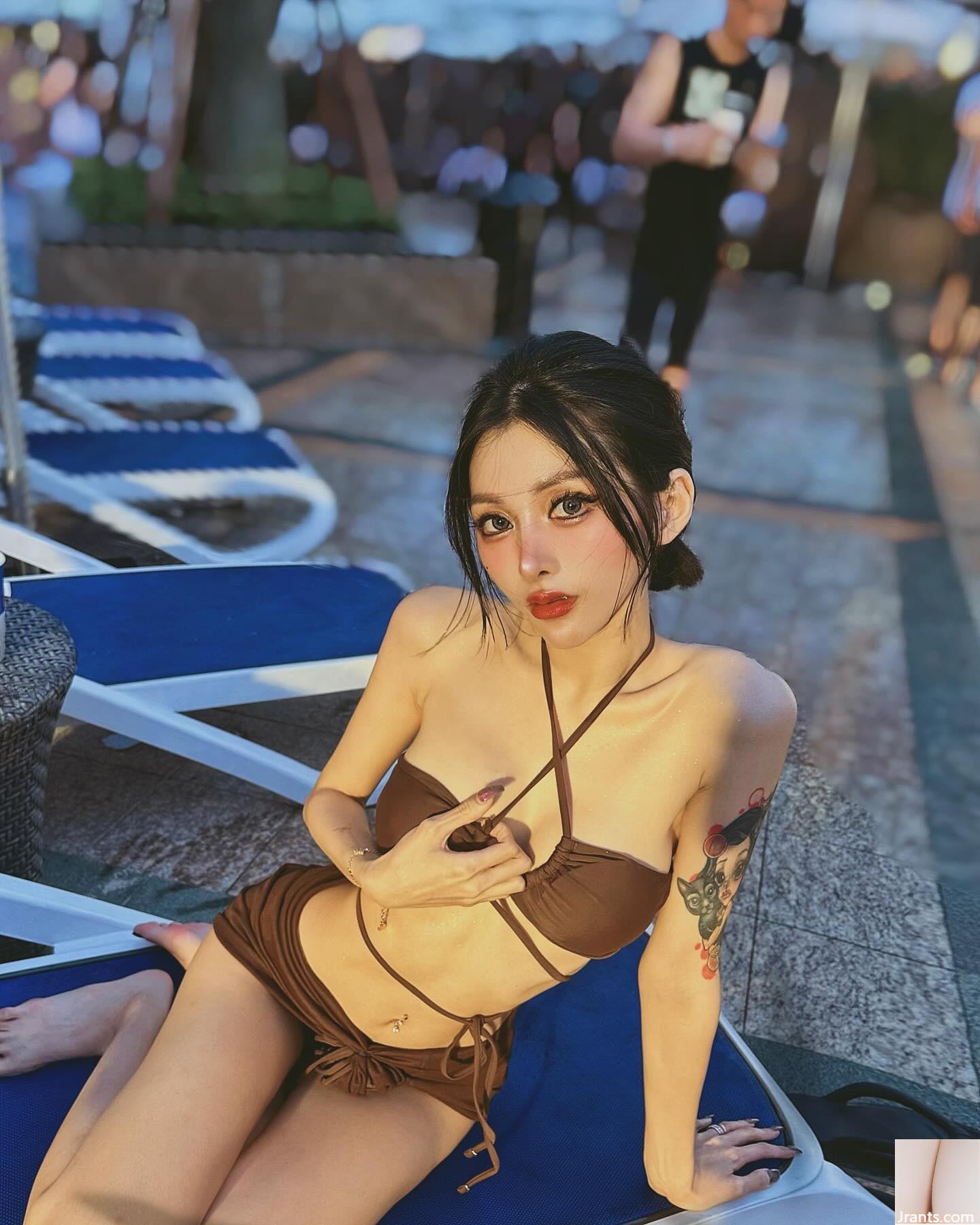 Khí chất xinh đẹp “Beautiful Daji” ngọt ngào nhưng vẫn gợi cảm và có bộ ngực đẹp. Góc nhìn quá xấu (35P) - Ảnh 35