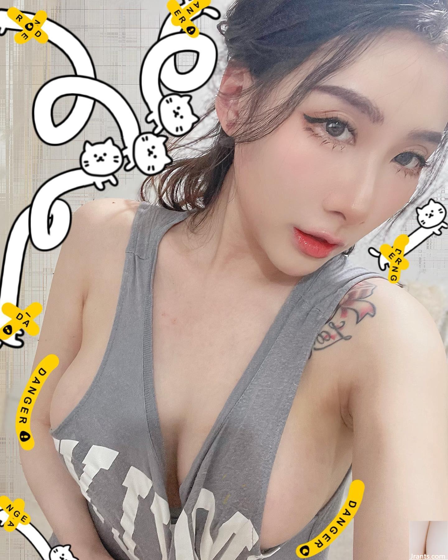 Phối cảnh trắng trẻo ngây ngất của nữ thần chân dài “Pan Ruolan” không thể chịu nổi vẻ quyến rũ trọn vẹn (18P) - Ảnh 4