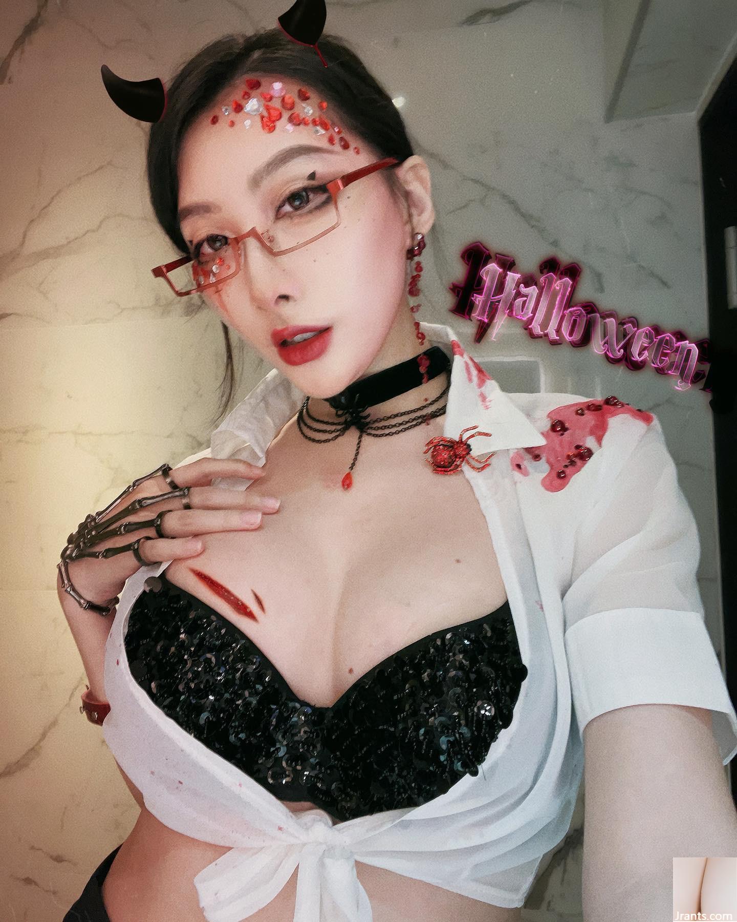 Phối cảnh trắng trẻo ngây ngất của nữ thần chân dài “Pan Ruolan” không thể chịu nổi vẻ quyến rũ trọn vẹn (18P) - Ảnh 6