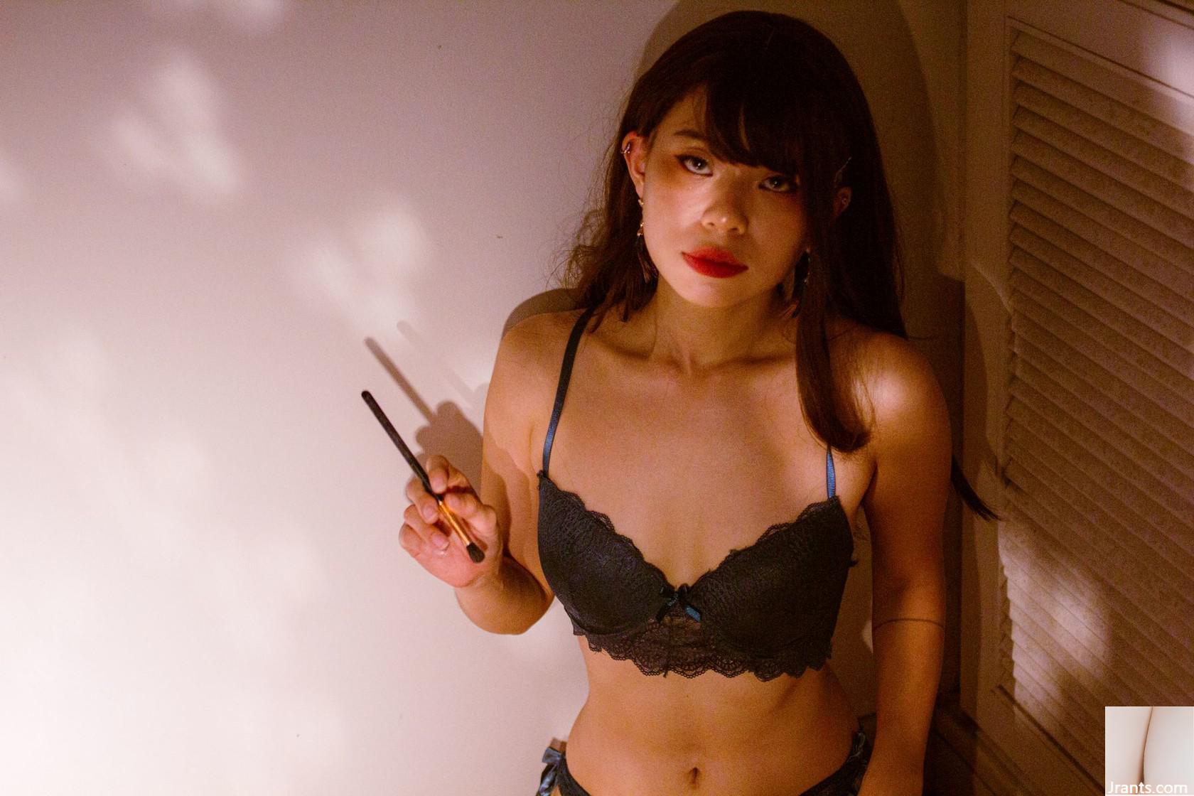 (Black Mania) Đôi chân hình chữ M nhô ra và cong giúp giải phóng bộ ngực săn chắc và xinh đẹp và để lộ chúng (52P) - Ảnh 3