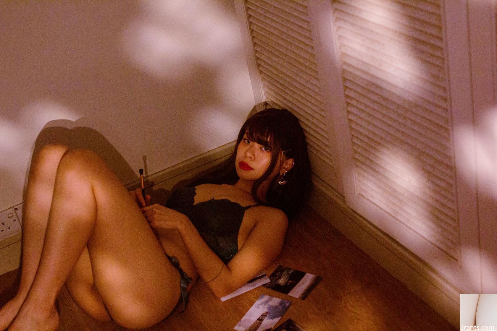 (Black Mania) Đôi chân hình chữ M nhô ra và cong giúp giải phóng bộ ngực săn chắc và xinh đẹp và để lộ chúng (52P) - Ảnh 8