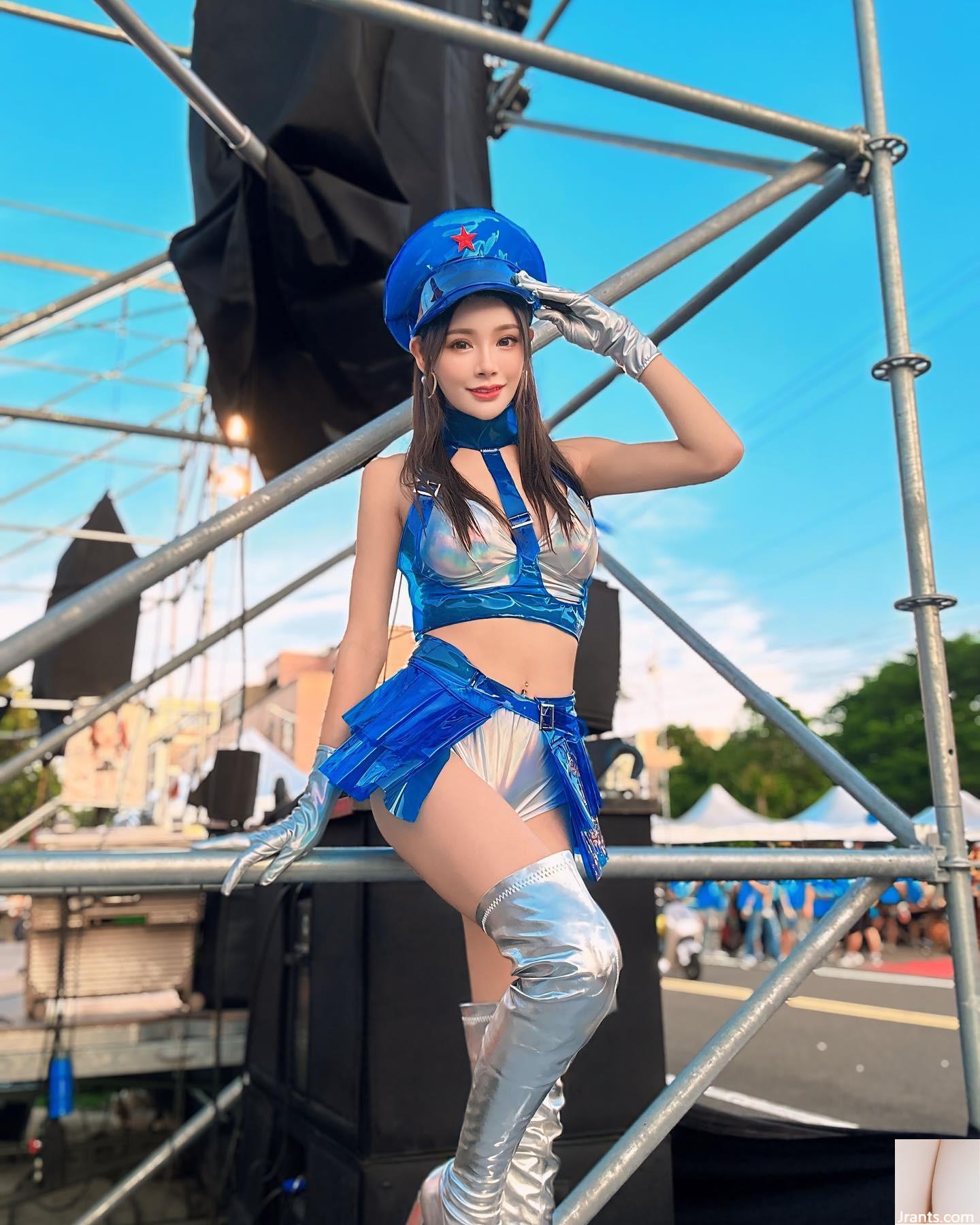 Cô gái ngực bự “Xiao Mi Lu (Lin Jieyin)” đã chiếm được cảm tình của cư dân mạng với thân hình dữ dằn (19P) - Ảnh 12