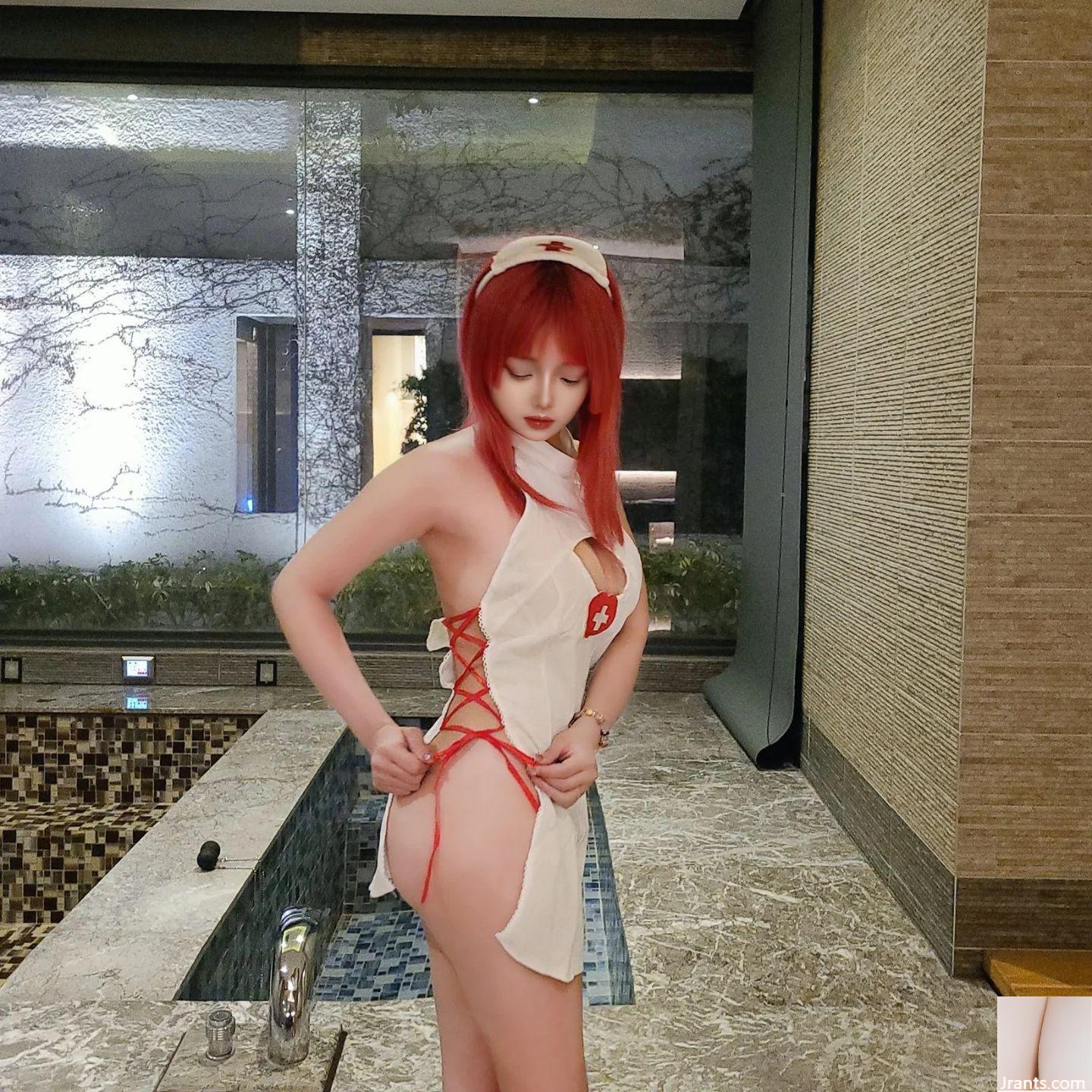 Cô gái ngực bự “Zhang Yunyun” với thân hình trắng trẻo, dịu dàng, bộ ngực đàn hồi và đường cong gợi cảm (18P) - Ảnh 6