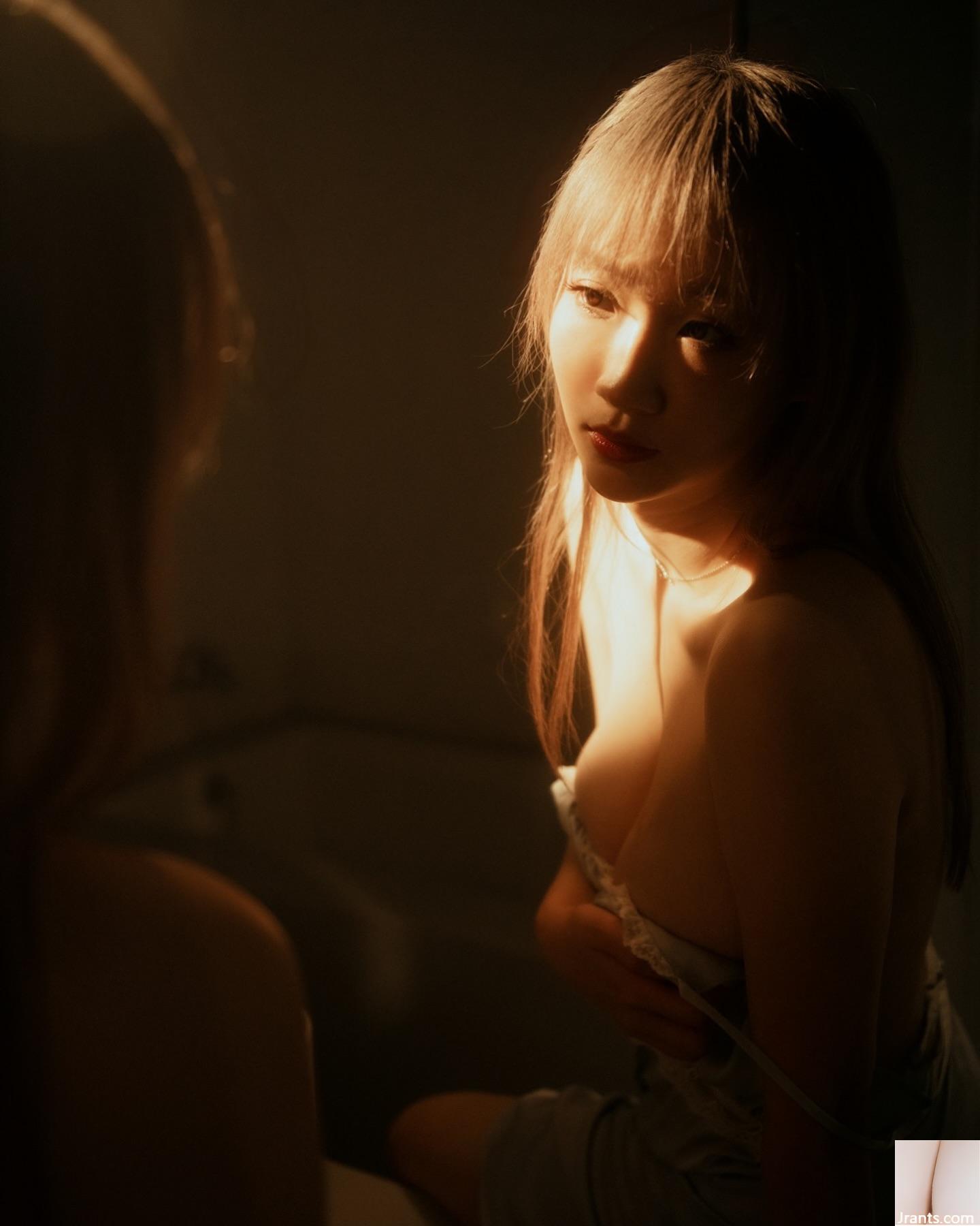 Thân hình nóng bỏng “Xiao Qingxin” không giấu được sự phấn khích khi chỉ nhìn vào dáng người của mình (27P) - Ảnh 16