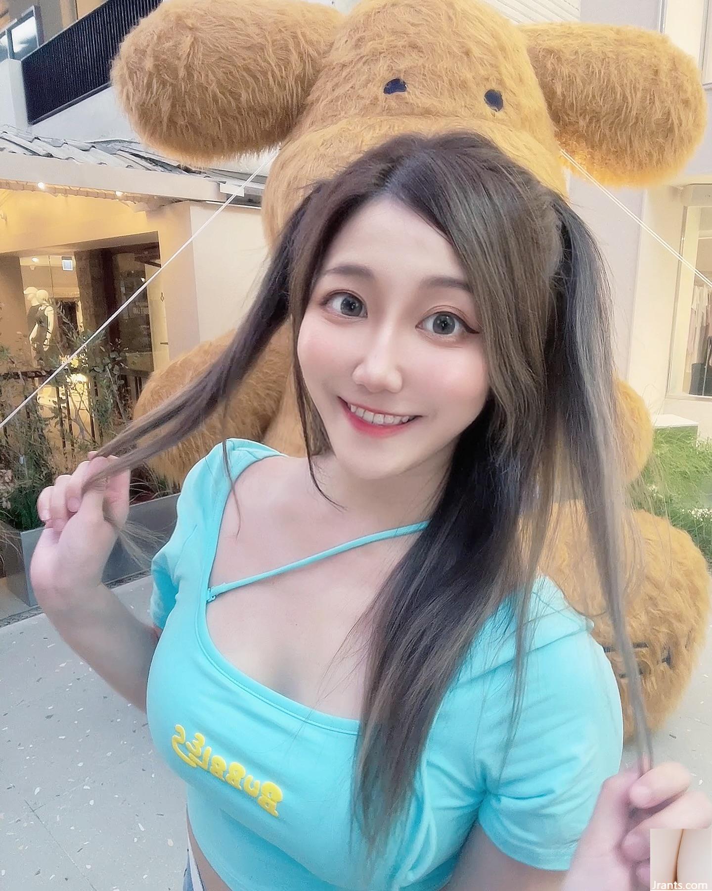 Cô gái siêu dễ thương “Nữ thần tương phản Han Han'er” có đôi mắt tương phản tuyệt vời và rất có khả năng phóng điện (13P) - Ảnh 8