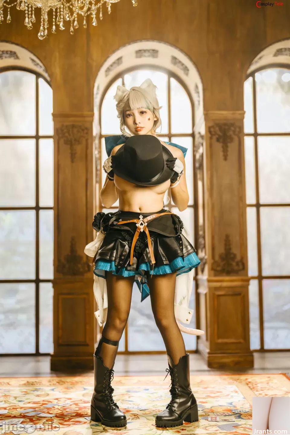 Mu Mu Momo cosplay Lynette – Genshin Impact (84P) - Ảnh 19