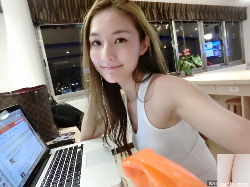 Hot girl cúp C D”~Lin Peipei~Bộ đồ ngủ cắt sâu gợi cảm và selfie trên giường với dáng chuẩn khiến người ta chảy nước dãi mũi (37P) - Ảnh 19