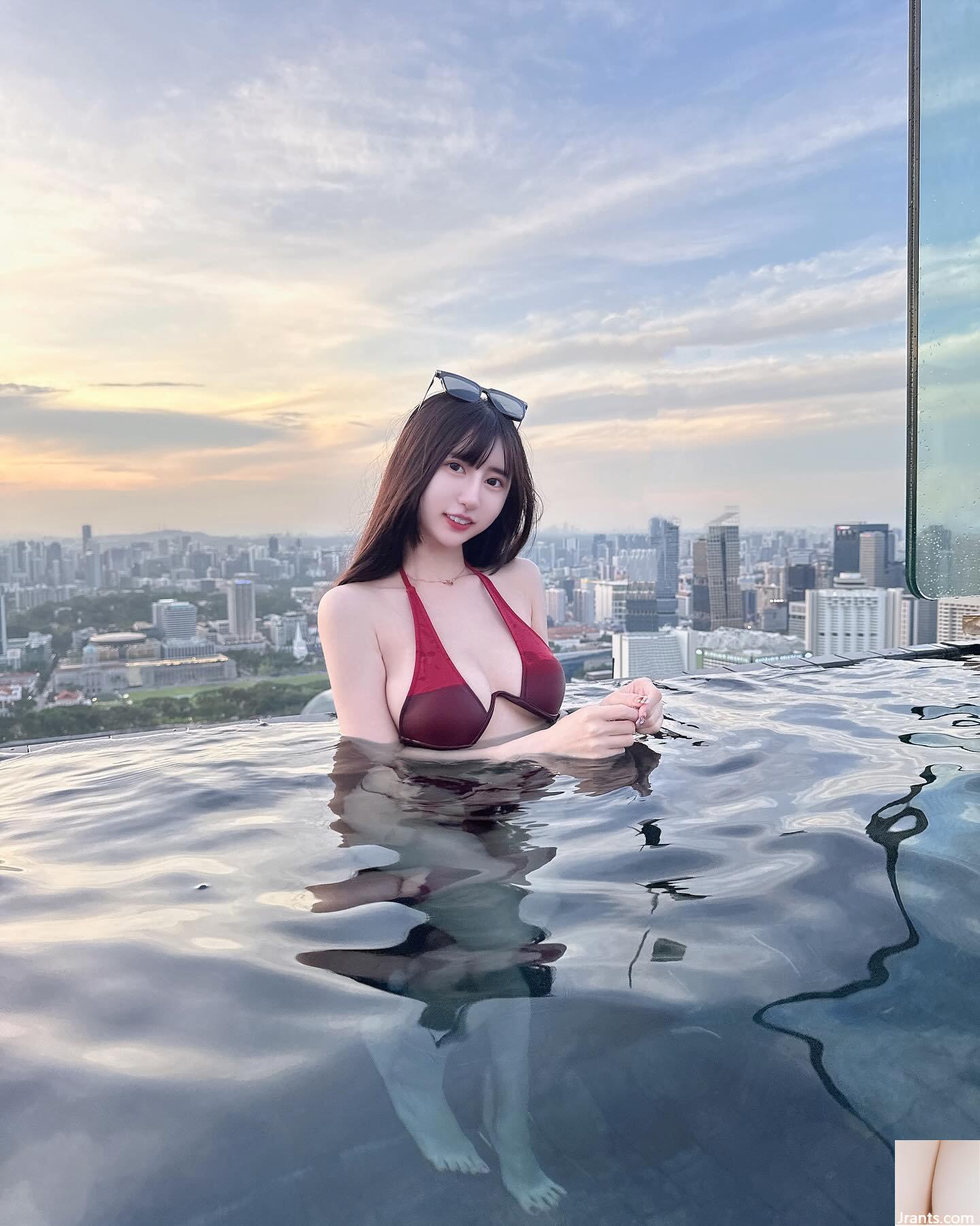 Bộ ngực đầy đặn của “Zhen'er Anna” tràn ngập sự cám dỗ cực độ từ góc nhìn tà ác (23P) - Ảnh 16