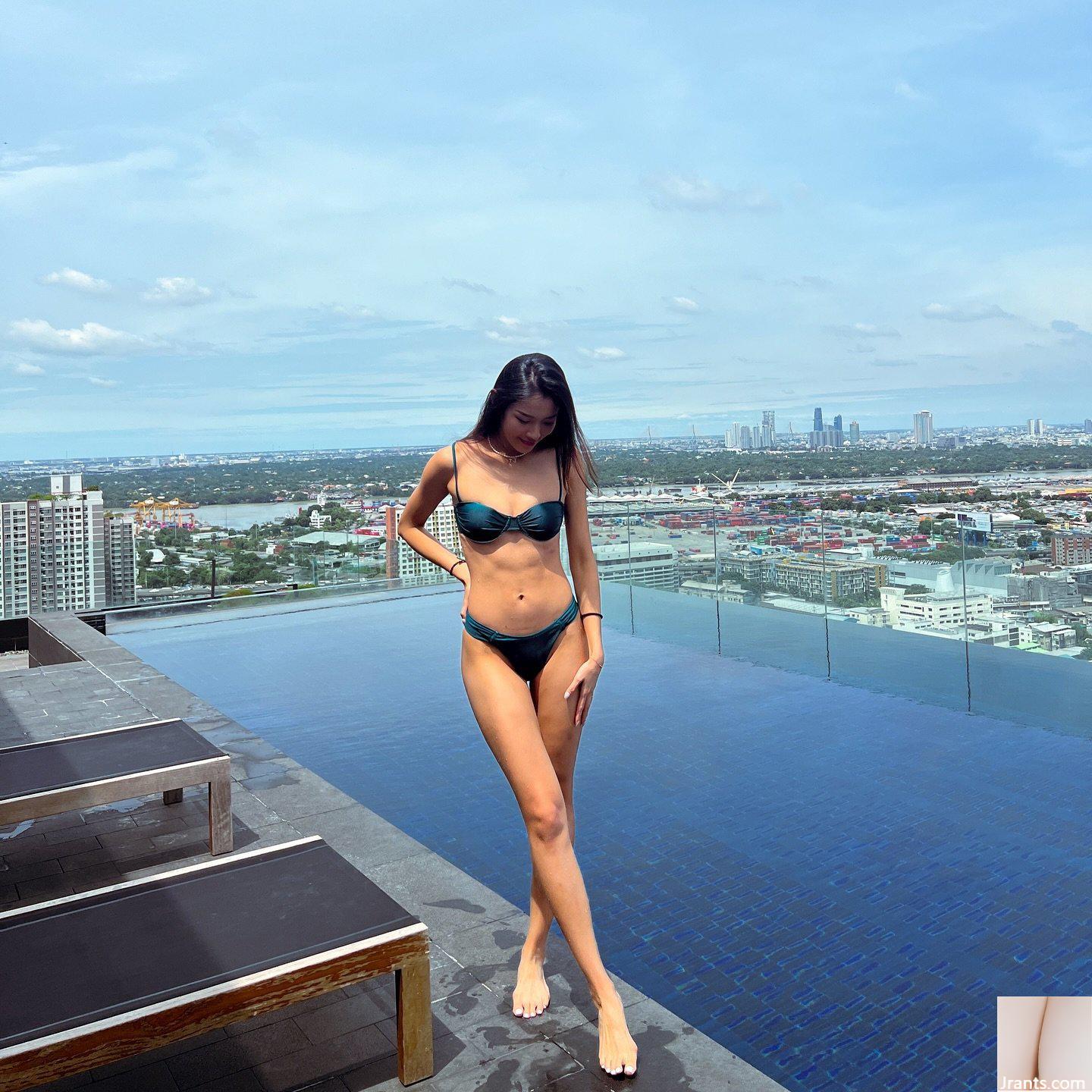 Đường rãnh sâu của Xiaolu “Huang Yujing” có thân hình nóng bỏng, trong sáng và quyến rũ, độ nóng bỏng khỏi bảng xếp hạng (13P) - Ảnh 3