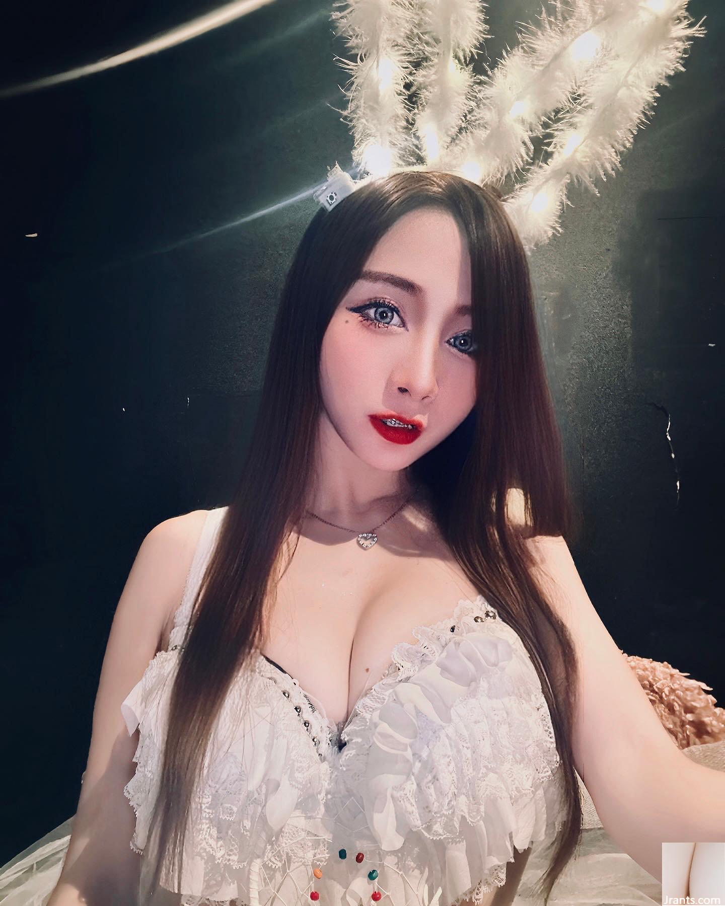 Bộ ảnh sexy của “Xiao Zhimi x MiMi” với bộ ngực hơi lộ ra khiến người ta tràn đầy sức sống (14P) - Ảnh 13