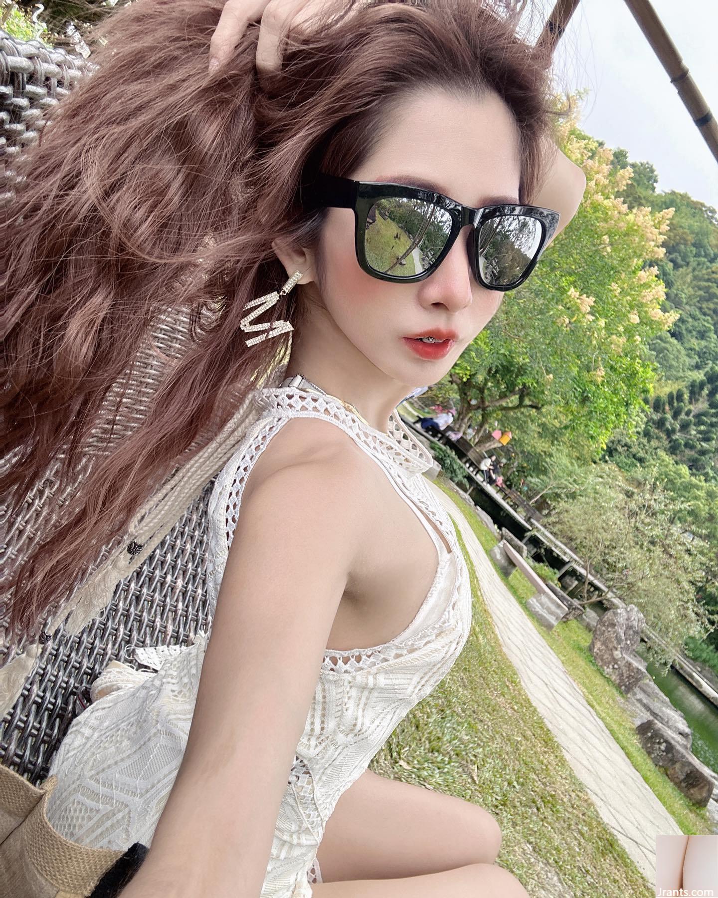 Bộ ảnh sexy của “Xiao Zhimi x MiMi” với bộ ngực hơi lộ ra khiến người ta tràn đầy sức sống (14P) - Ảnh 4