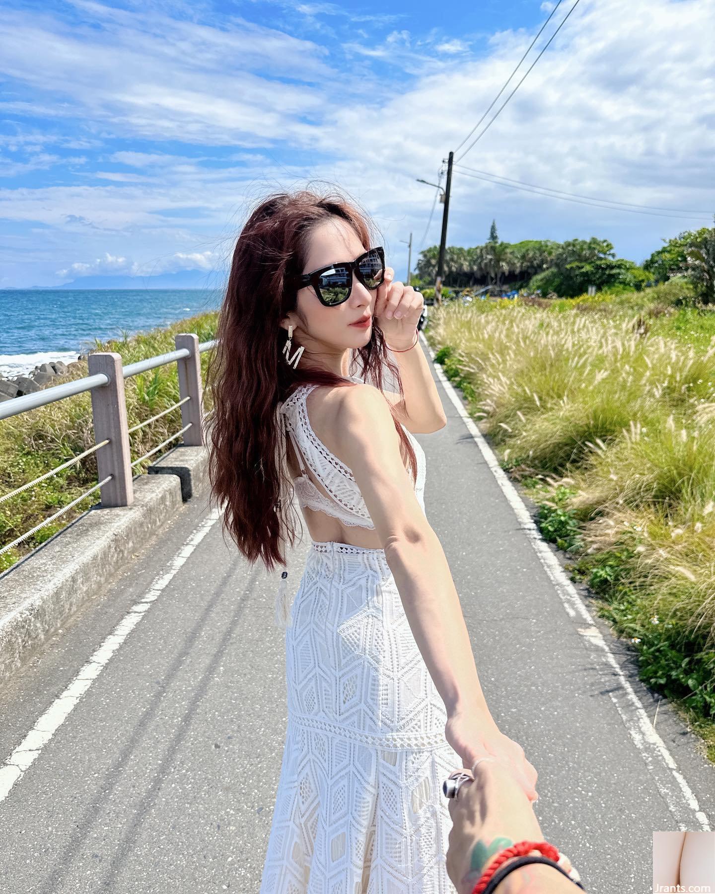 Bộ ảnh sexy của “Xiao Zhimi x MiMi” với bộ ngực hơi lộ ra khiến người ta tràn đầy sức sống (14P) - Ảnh 5