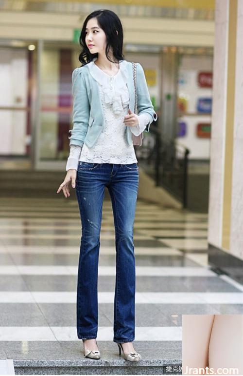 Cô gái mặc quần jeans ngây ngất-Jin Yaran (51P)