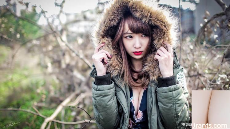 Bạn vẫn có thể có bộ ngực lớn trong tuyết! Cô gái áo khoác siêu hung dữ thả ngực (27P) - Ảnh 15