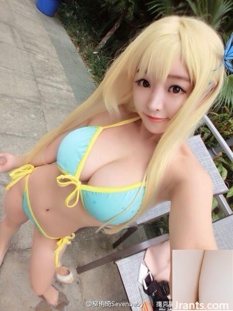 Hot girl ngực khủng “Yu Youqi” che vùng kín bằng sashimi, netizen: “Tôi muốn ăn bào ngư” (40P) - Ảnh 14