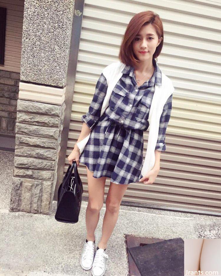 ~Zhou Shanshan~ Từ từ cởi áo khoác để lộ chiếc váy hồng và tấm lưng gợi cảm bắt mắt như bộ ngực xinh đẹp của cô ấy (41P) - Ảnh 31