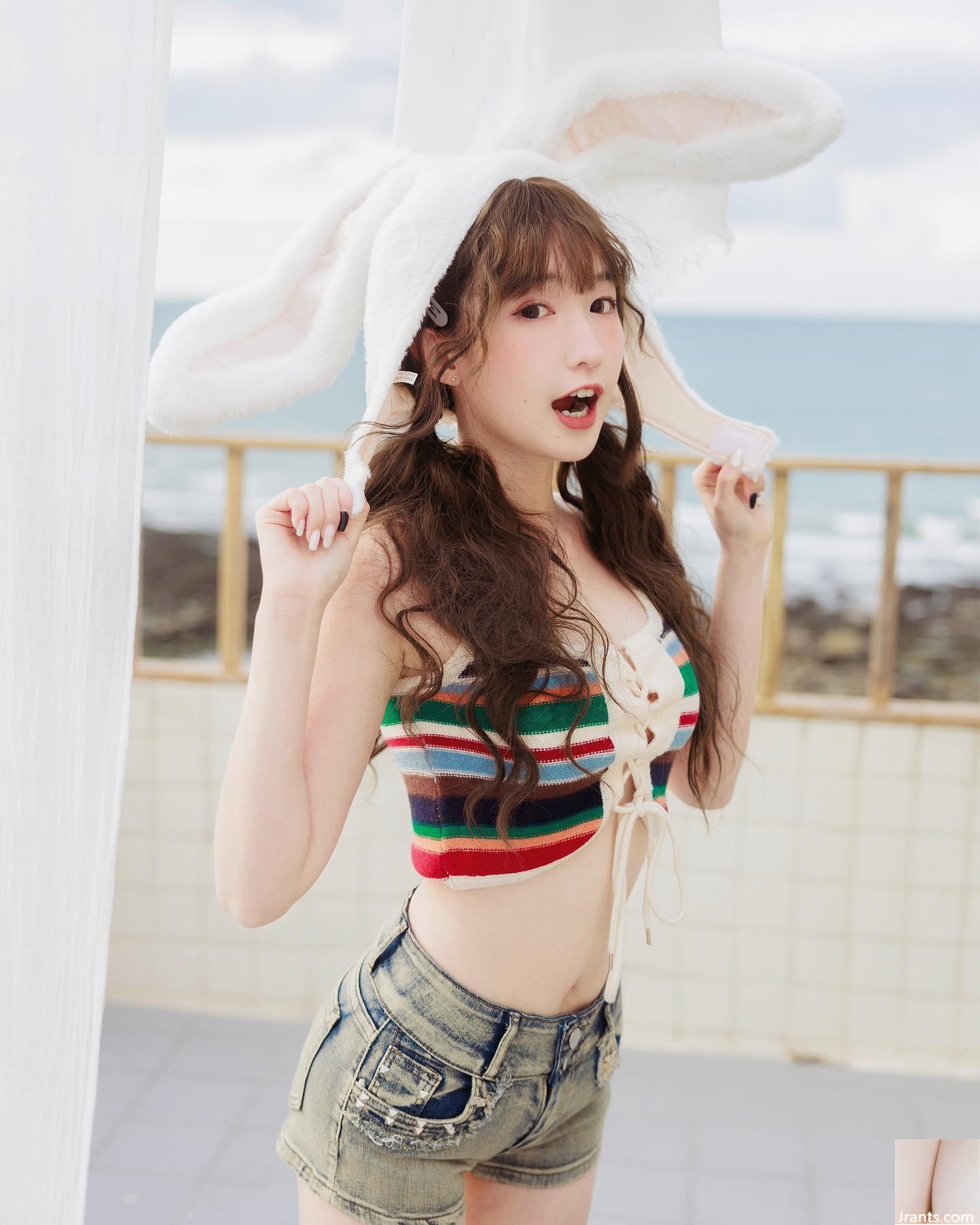 Người đẹp ngực khủng “Kezi KI” Xiaomo khoe góc nhìn xấu xa, bị fan chê quá đẹp (23P) - Ảnh 3