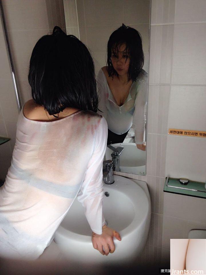 Cô gái Hàn Quốc với bộ ngực nở nang và bộ ngực nở nang ~ Showry ~ “Mayonnaise Facial Cum” làm bánh sandwich (43P) - Ảnh 17