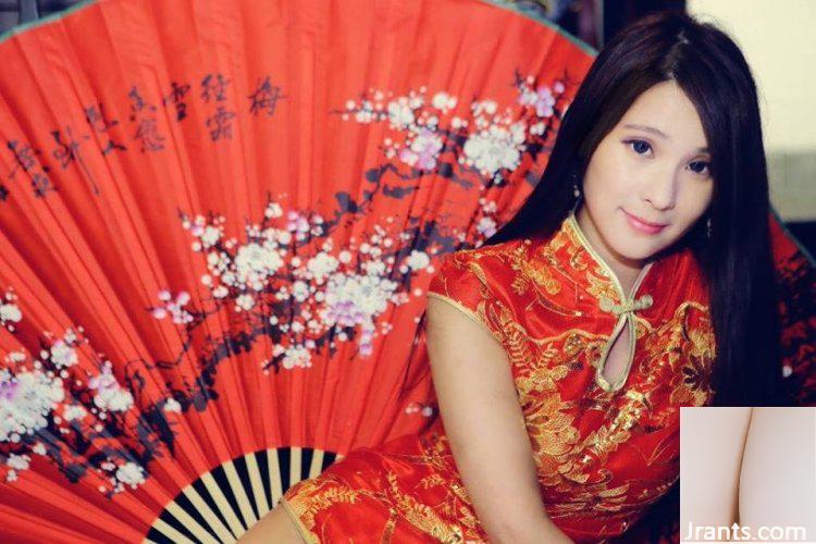 Cô gái xinh đẹp 32C Madou ~ An Mina ~ bộ đồ ngủ chữ V khoét sâu gợi cảm hơi lộ ngực (21P) - Ảnh 15