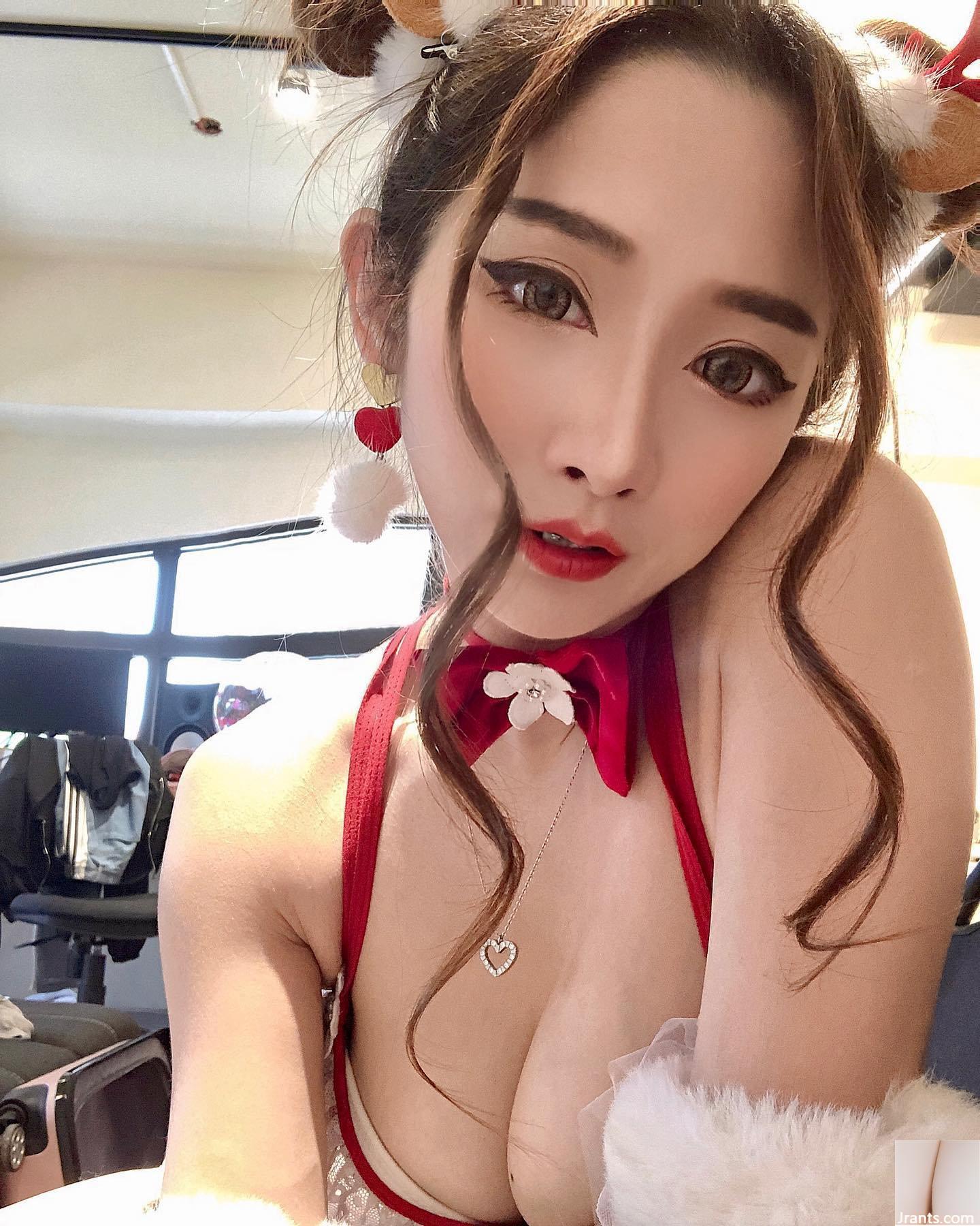 (Bạn không thể cưỡng lại những đường cong thon gọn trong ánh sáng trắng đục của “小米xMiMi” Xie Huimei (14P) - Ảnh 9