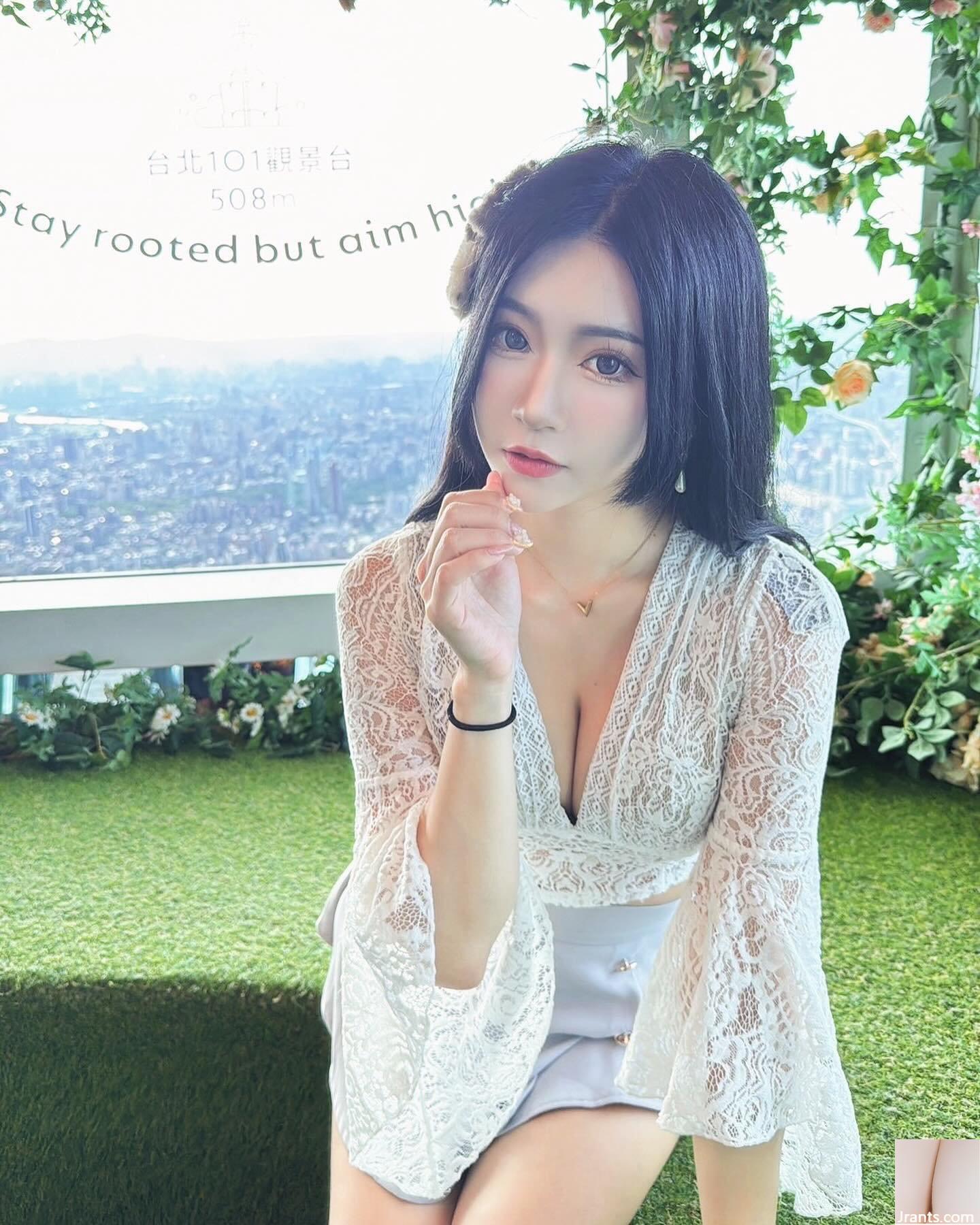 Cô gái xinh đẹp ngọt ngào “Kaiyun” có nụ cười ngọt ngào, sự cám dỗ trong sáng – sự hài lòng đầu tiên (20P) - Ảnh 18