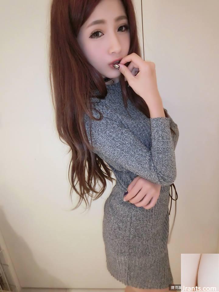 Hot girl 30D ~Hu Qi (Qiqi)~nội y gợi cảm, tất đen, cực kỳ cám dỗ (40P) - Ảnh 14